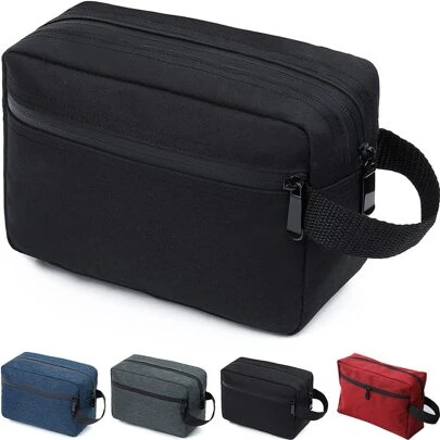 1pc Multicolor Waterproof Travel Toiletry Bag With Zipper Closure And Large Capacity Cruise Essential Men Women Toiletry Bag Back To School School Bag Travel Essentials Travel Organizer For Beach Summer Vacation