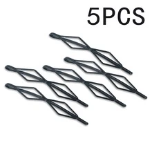 5 件套防钩发夹套装各种形状发饰套装适用于后发、刘海、侧发、防滑