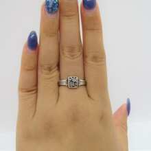 1 件复古波西米亚风格花朵装饰女士戒指适合日常休闲穿着情人节