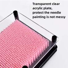 1pc 3d Cloning Hand Mold For 3 Sizes, Diy Plastic Square Handprint With Multiple Needles For Birthday Gift And Toy - Royal Blue - View 7