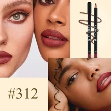 mate delineador de labios ( ) de larga duración , sin desvanecimiento , , uso diario adecuado - 312 - Ver 3