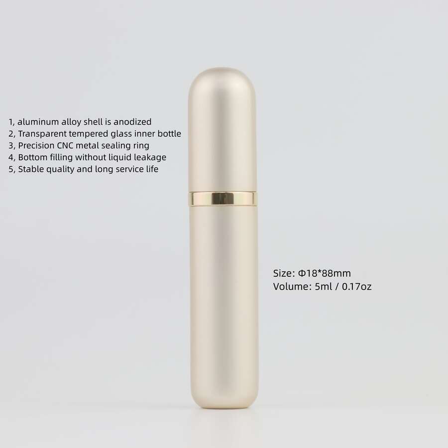 Travel Perfume Atomizer Portable Mini Refillable Perfume Atomizer Bottle Atomizer Travel Size Spray Bottles Accessories 5ml/0.17oz