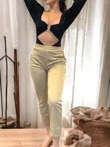 Mujer Pantalon Unitalla Formal Color al Azar - Multicolor - Ver 1