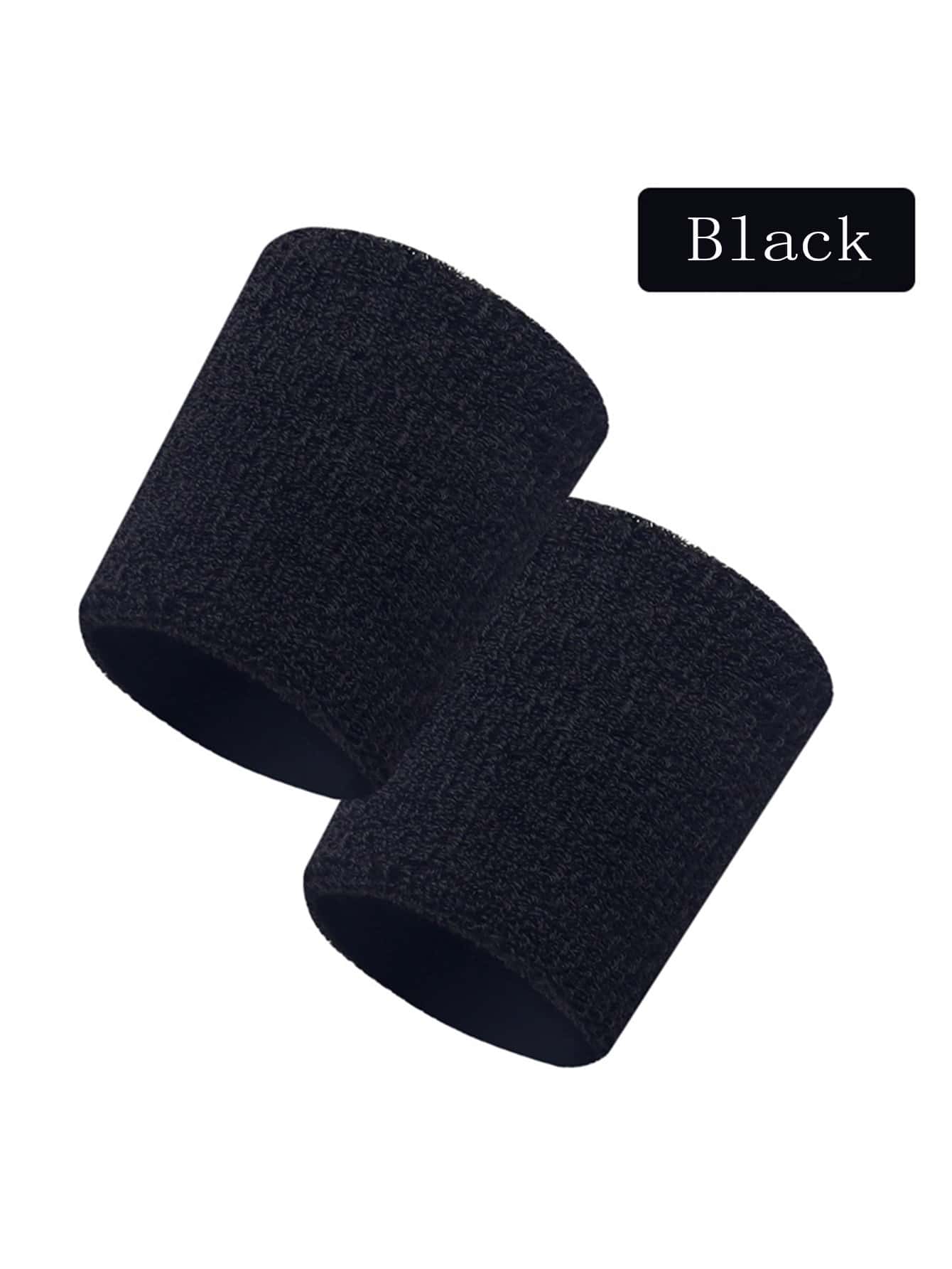1 Miếng Thể thao Băng tay Với Khăn tắm , Bóng rổ , Khỏe mạnh Sự bảo vệ , Chống bong gân - màu đen - Xem 1