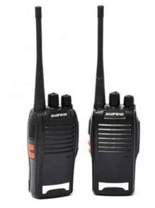 Kit 2 Radio Comunicador Baofeng 12km Walk Talk 16 Canais BF-777S - Preto - Visão 8