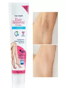 Crema Depiladora Corporal para axilas brazos con Extracto de Aloe vera y Pepino - Blanco y Negro - Ver 3