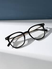 變色方形女士太陽鏡 - 黑色 - 查看 5