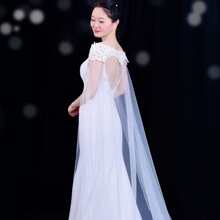 1pc Bridal Lace Shawl Wedding Cape Fall Clothes For Women - White - View 4