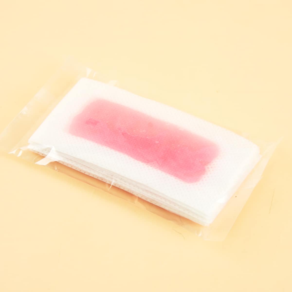 20pcs/pack Pink Facial Hair Removal Wax Strips For Face, Eyebrows, And