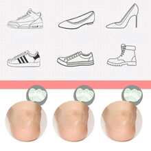 20pcs Disposable Transparent Foot Sticker & Heel Protective Patch Anti-Friction High-Heeled Shoe Thin Slip-Ups & Cushion Pad For Sports Shoes, Women Footwear Accessories,Makeup,Cheap,Room Decor,Vanity,Travel,Bedroom,Makeup Accessories,Cheap,Stocking Stuffers,Makeup,Makeup Tools,Cheap Stuff,Gifts,Gifts For Women,Christmas Gifts - Clear - View 6