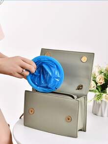 1pc Disposable Vomit Bag - Portable Outdoor Travel Emergency Vomiting And Urination Bag For Men And Women, Always Be Prepared - Blue - View 6