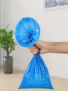 1pc Disposable Vomit Bag - Portable Outdoor Travel Emergency Vomiting And Urination Bag For Men And Women, Always Be Prepared - Blue - View 2