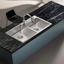 1pc  PVC Kitchen Countertop Sticker,Self Adhesive Oil-proof Thicken Marble Wallpaper,Vinyl Waterproof Removable Wall Sticker - Army Green - View 3