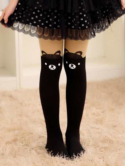 Girls' Velvet Leggings