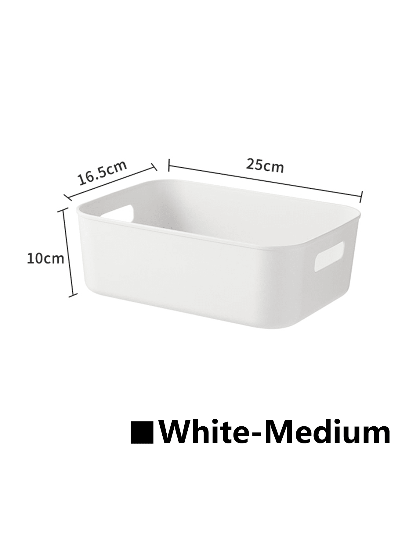 Plastic White Fashionable And Simple Storage Box SHEIN USA