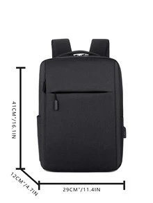 Portable Backpack 15.6-Inch Laptop Bag Waterproof Shoulder BagCasual Backpack Laptop Bag,For School,Business CasualRookies,For Teen Girls Women College Students,Work ,Business,Outdoors, Travel, Outings - Black - View 4