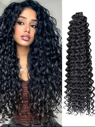 Curly crochet "Caída Natural" 55cm