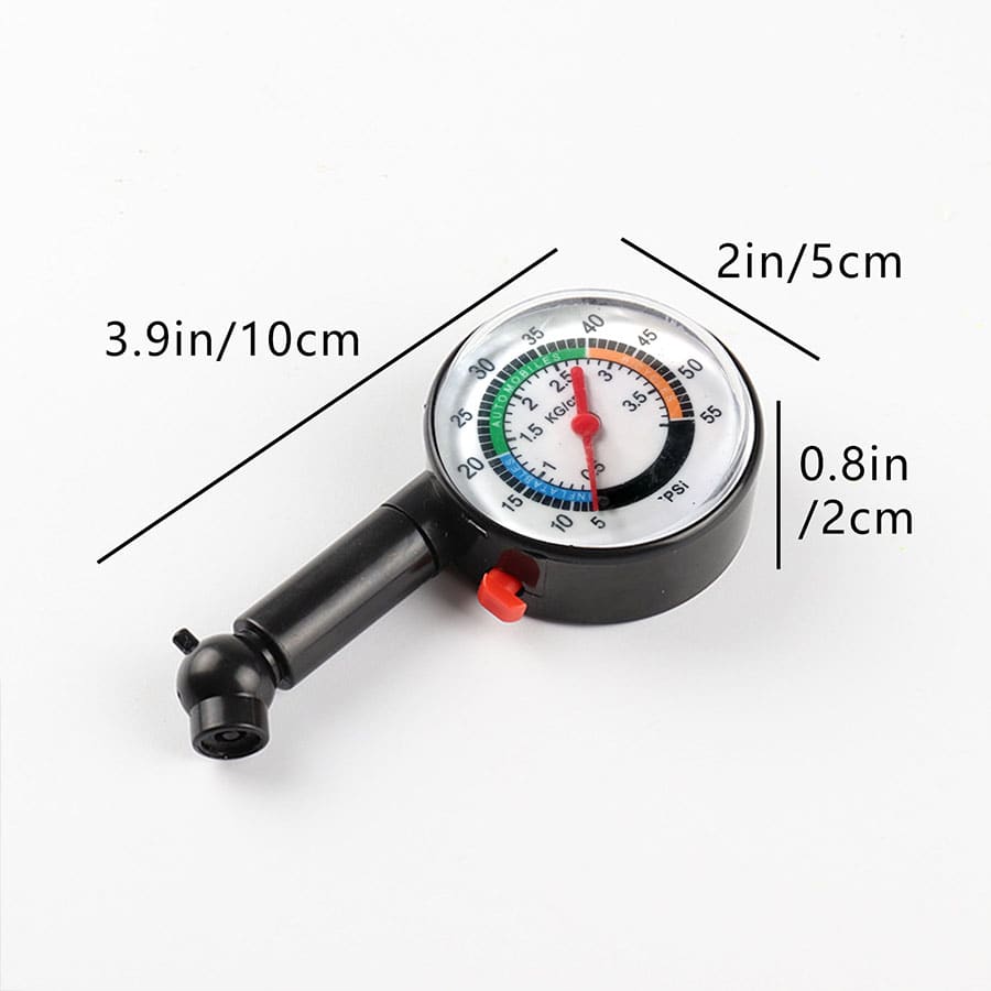 1pc Mechanical High-precision Car Tire Pressure Gauge - Black - View 6