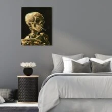 1 Miếng Không có khung Van Gogh tranh sơn dầu Treo tranh : Sọ Hút thuốc Xịt nước Bức tranh In Bức tranh sơn dầu , Phòng ngủ Trang trí Thẩm mỹ Hình ảnh , Nổi tiếng Gothic Áp phích Nhà  Trang trí Áp phích - Nhiều màu - Xem 6