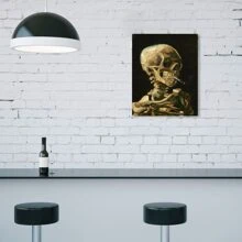 1 Miếng Không có khung Van Gogh tranh sơn dầu Treo tranh : Sọ Hút thuốc Xịt nước Bức tranh In Bức tranh sơn dầu , Phòng ngủ Trang trí Thẩm mỹ Hình ảnh , Nổi tiếng Gothic Áp phích Nhà  Trang trí Áp phích - Nhiều màu - Xem 5