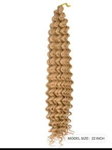 Curly crochet "Caída Natural" 55cm - Champán - Ver 2