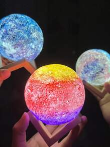 1 pieza Luz de la decoración con diseño de luna - Multicolor - Ver 8