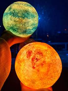 1 pieza Luz de la decoración con diseño de luna - Multicolor - Ver 9