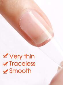 120克透明固体美甲贴片凝胶，高容量美甲贴片凝胶，粘性粘合剂，UV胶水，不流动造型固体美甲UV凝胶指甲油美甲工具