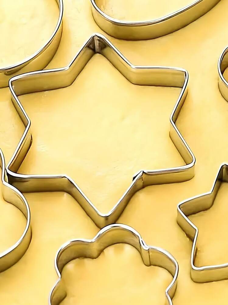 6 Pezzi Formine per Biscotti, Formine per Biscotti in Acciaio Inossidabile,per Stampi per Gatti Fondenti da Forno per Bambini, Biscotti per Biscotti Fondenti