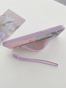 Ốp điện thoại in hình chữ cái kèm dây đeo cổ tay, phiên bản quốc tế, không phải phiên bản nội địa. - Nhiều màu - Xem 4