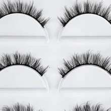 Lbb-16(5 Pairs/set) Large Capacity Long & Thick & Natural & Realistic False Eyelashes