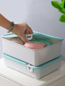 15-grid Underwear Storage Box Socks & Panties Separator Closet Organizer Random Color - Multicolor - View 9