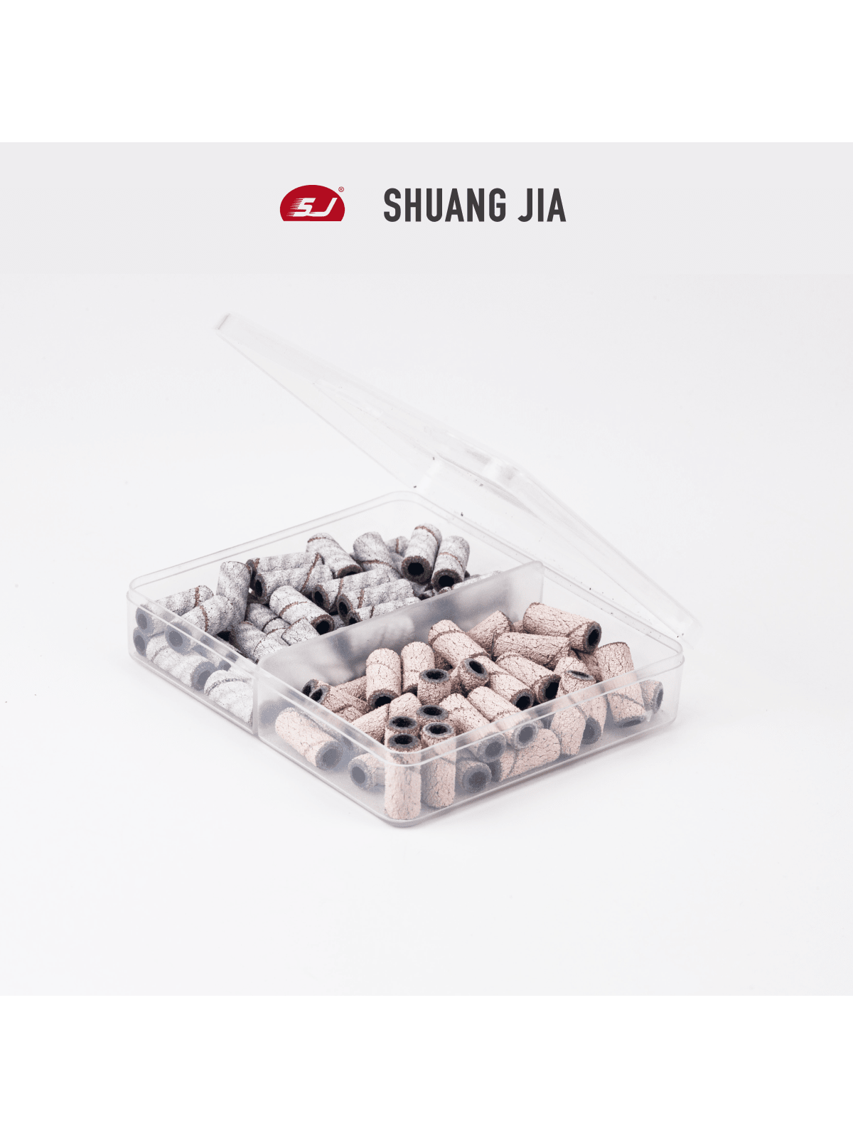 1 Box 80Pcs/Box 3mm Zebra and Pink Colored Nail Drill multifunction Small Mini Sanding Band Nail Drill Accessories