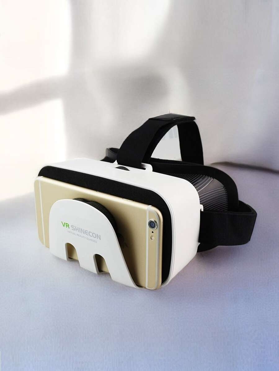 Virtual Reality 3D Smart Helmet VR Glasses For Movies And Game - White - View 1