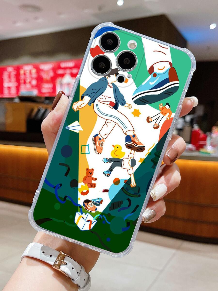 Funda para móvil con estampado de dibujos animados - Multicolor - Ver 1