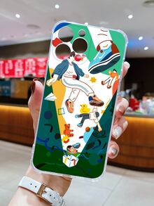 Funda para móvil con estampado de dibujos animados - Multicolor - Ver 2