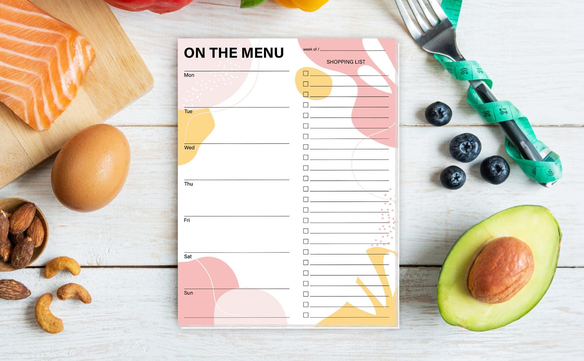 Magnetic Weekly Meal Planner And Grocery List Notepad 8 5 5 5 Meal Magnetic weekly meal planner and grocery list notepad 8 5 5 5 meal