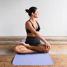 MUTAO 1pc Solid Color Quick-Drying Bath Towel With Net Bag Packaging, Simple Style Long Rectangle Ultra-Fine Fiber Soft Anti-Bacterial Non-Fading Water Absorbent Towel Home Bathroom Decor Back To School For Beauty Salon Home Bathroom Shower Towels For Beauty Salon, Hotel Sports,Home Essentials, Towel, Skin Care Bath Towel Sheet - Dark Grey - View 9