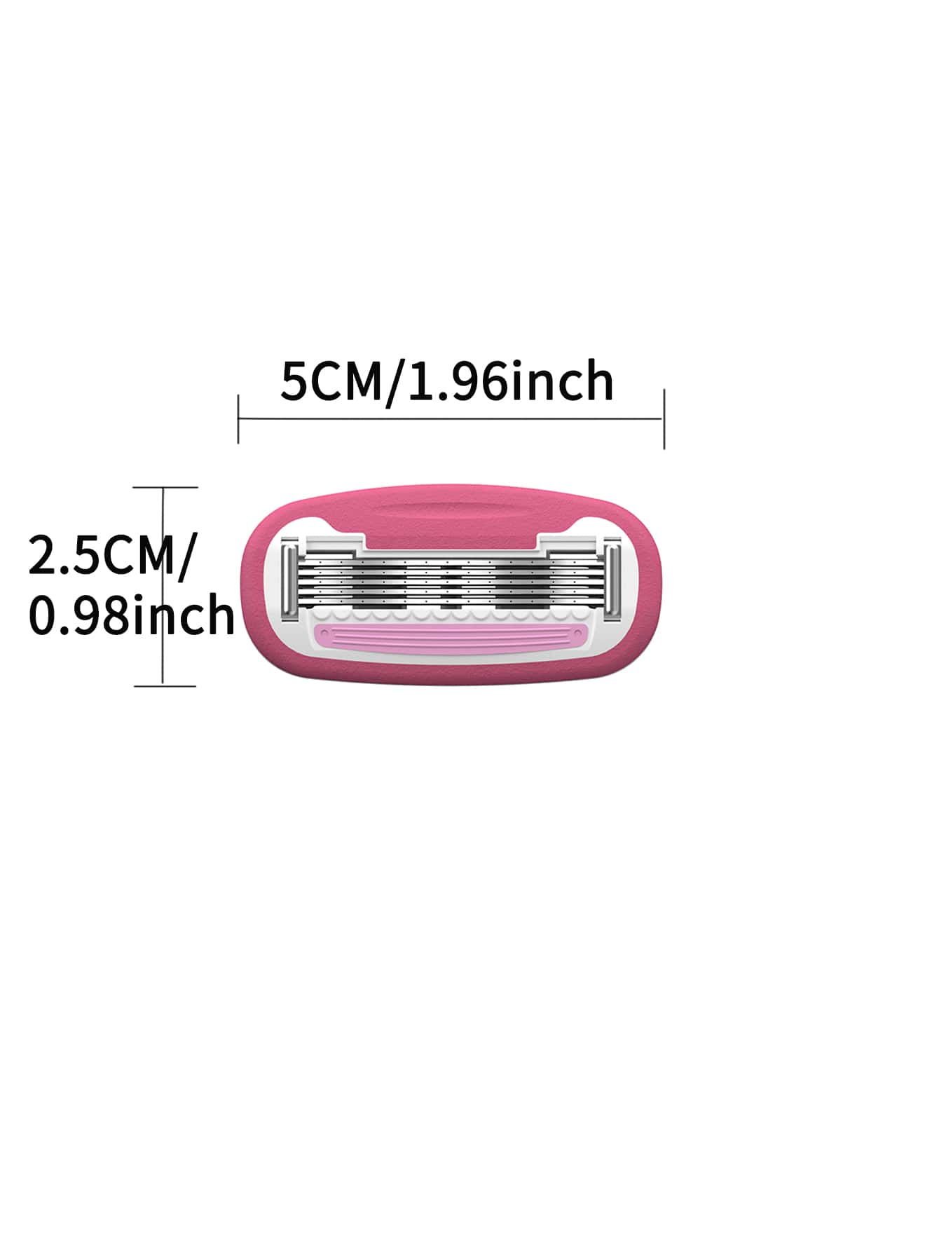 2PCS Skin Care Refill Cartridges For Colorlamb Razor Contains Multiple Skincare Ingredients Pink Color ,Hair Products And Accessories For Barber Salon Beauty Travel Essentials