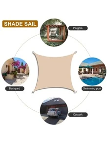 1入防水遮陽棚,戶外露營遮陽三角(四角)帆布簷篷