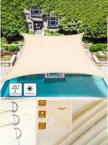 1入防水遮陽棚,戶外露營遮陽三角(四角)帆布簷篷