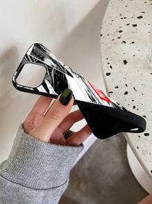 黑色手機殼,適用於蘋果和三星手機型號 - 彩色 - 查看 2