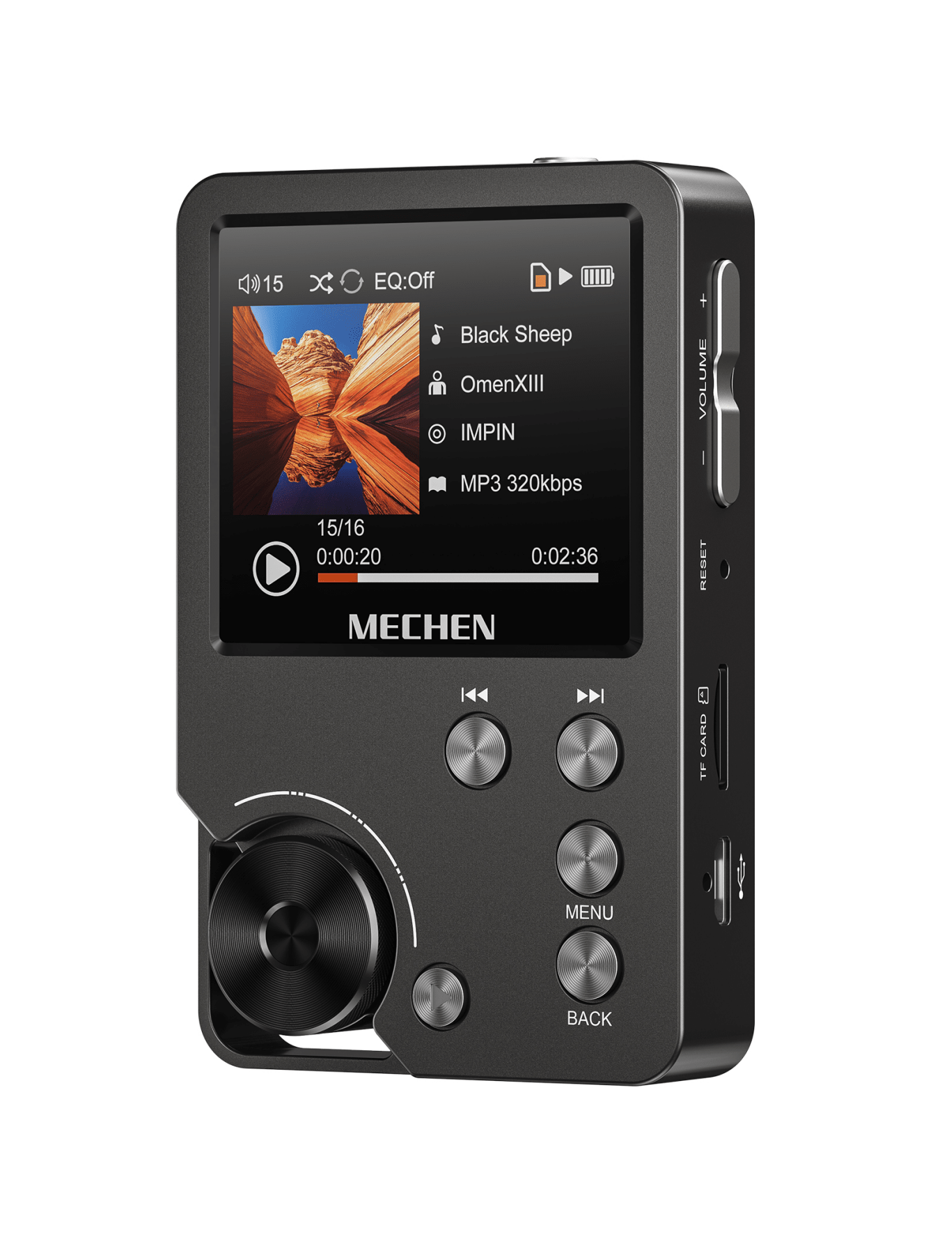 1pc MECHEN HiFi Lossless Audio MP3 Player with 64GB Memory Card up to