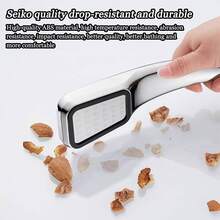 3件套可调节银色浴缸淋浴喷头，高压节水截止阀浴室工具浴室配件浴室工具