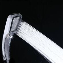 3件套可调节银色浴缸淋浴喷头，高压节水截止阀浴室工具浴室配件浴室工具