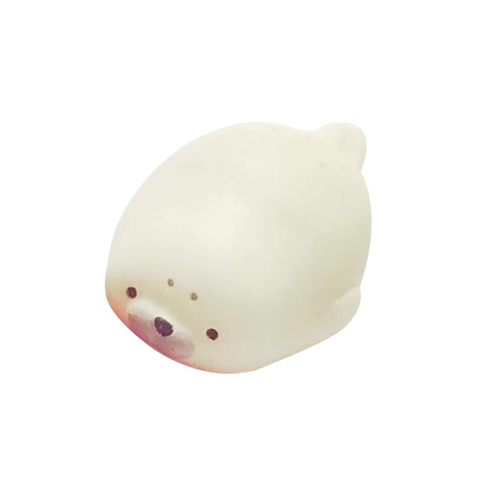 Seal Shaped Squishy Stress Relief Toy - White - View 1