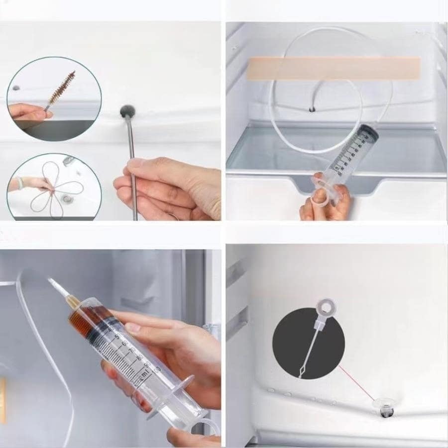 冷蔵庫 排水口クリーナー 5個入り 詰まり 解消 排水管清掃用具 - マルチカラー - 見る 7