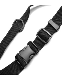 2 Sets Of Buckle Combination Set 2cm-5cm Pet Collar Buckle Four-piece Adjustable Webbing Buckle Bag Accessory - Black - View 5