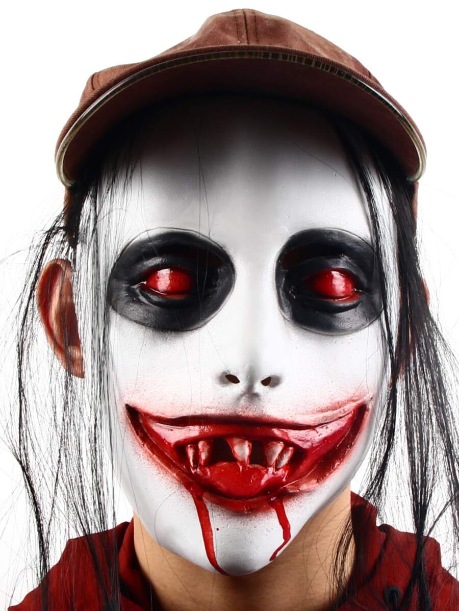 Ghost Monster Mask Creepy Latex Horror Mask Bloody Halloween Party Masks for Adult Cosplay Costume - x10095 - View 1