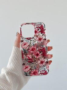 Flower Pattern Phone Case - Multicolor - View 4